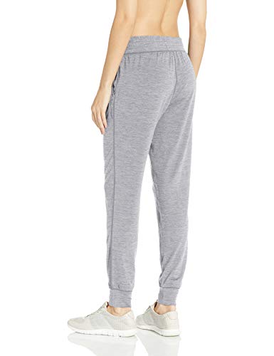 Amazon Essentials Brushed Tech Stretch Jogger Pant Running-Pants, Grey Spacedye, US S (EU S - M)