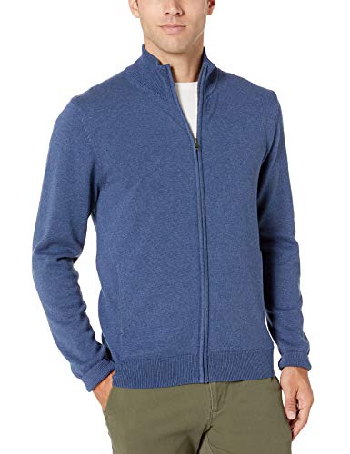 Amazon Essentials Cotton Full-Zip Sweater Sweaters, Azul Brezo, US (EU XL-XXL) Amazon Essentials Cotton Full-Zip Sweater Sweaters, Azul Brezo, US (EU XL-XXL)