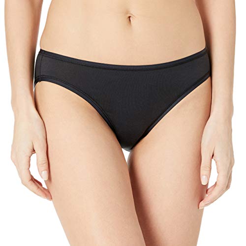 Amazon Essentials Cotton Stretch Bikini Panty, 6-Pack baño, Negro (black), XX-Large