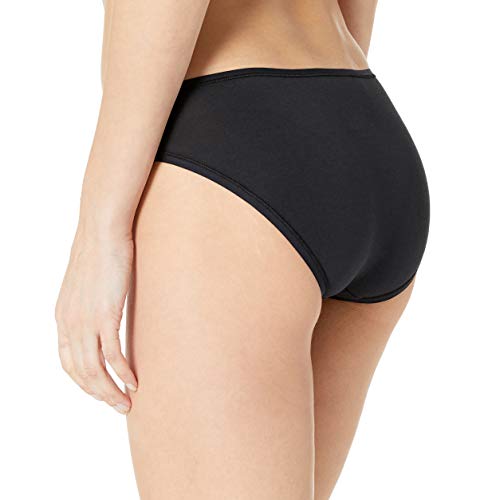 Amazon Essentials Cotton Stretch Bikini Panty, 6-Pack baño, Negro (black), XX-Large