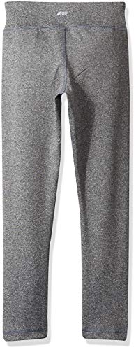 Amazon Essentials - Leggins largos de deporte para niña, Grey Spacedye, US M (EU 128 CM)