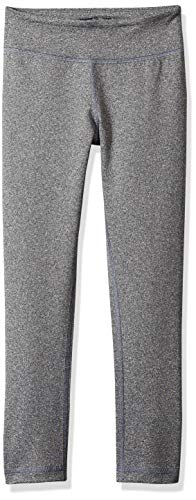 Amazon Essentials - Leggins largos de deporte para niña, Grey Spacedye, US M (EU 128 CM)