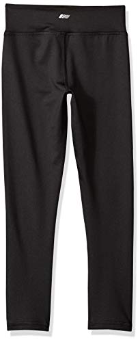 Amazon Essentials - Leggins largos de deporte para niña, Negro, US M (EU 128 CM)