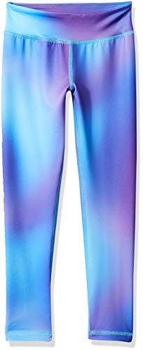 Amazon Essentials - Leggins largos de deporte para niña, Púrpura ombre, US L (EU 134-140 CM)