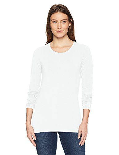 Amazon Essentials Long-Sleeve T-Shirt Novelty-t-Shirts, Blanco, Medium Amazon Essentials Long-Sleeve T-Shirt Novelty-t-Shirts, Blanco, Medium