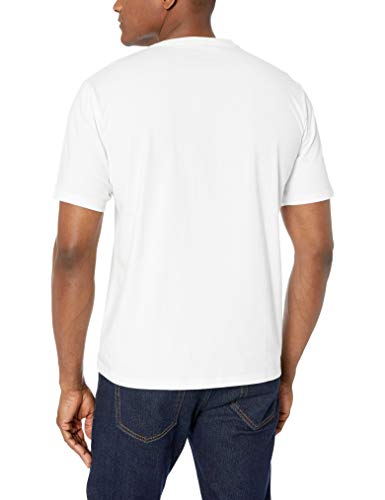 Amazon Essentials - Pack de 2 camisetas de corte holgado con cuello en V y bolsillo en el pecho para hombre, Blanco (White Whi), US M (EU M) Amazon Essentials - Pack de 2 camisetas de corte holgado con cuello en V y bolsillo en el pecho para hombre, Blanco (White Whi), US M (EU M)