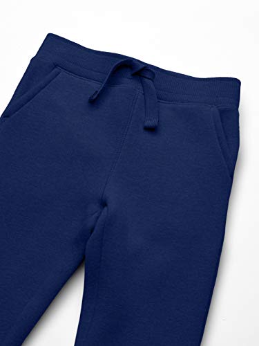 Amazon Essentials - Pantalón de chándal con forro polar para niño, Azul (Royal Blue), US XS (EU 104-110 CM)