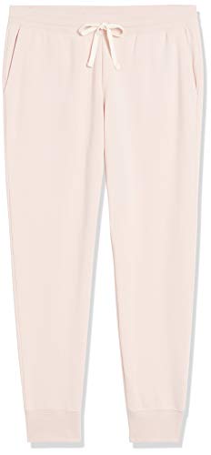 Amazon Essentials – Pantalón deportivo de felpa para mujer, Rosa (Light Pink), US XXL (EU 3XL - 4XL)