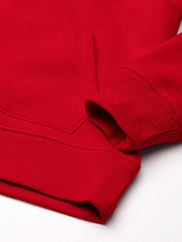 Amazon Essentials Pullover Hoodie Sweatshirt Fashion, Rojo, Medium