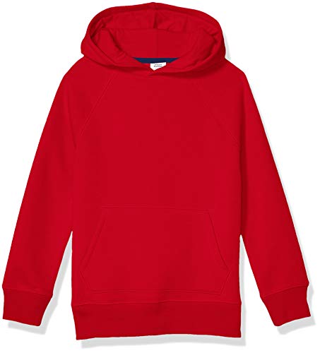 Amazon Essentials Pullover Hoodie Sweatshirt Fashion, Rojo, Medium