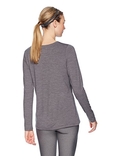Amazon Essentials Tech Stretch Long-Sleeve T-Shirt Athletic-Shirts, Carbón Heather, US XL (EU 2XL)