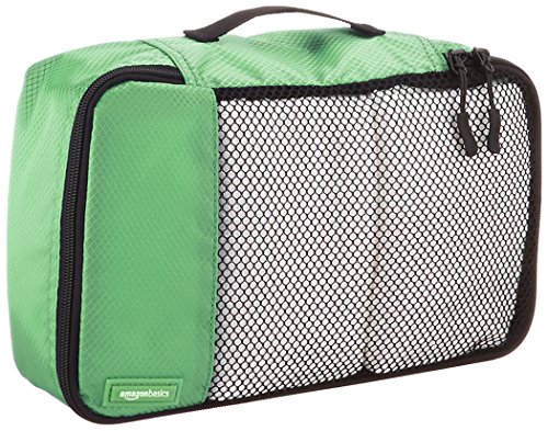 AmazonBasics - Bolsas de equipaje pequeñas (4 unidades), Verde