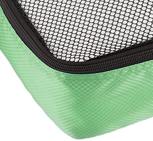 AmazonBasics - Bolsas de equipaje pequeñas (4 unidades), Verde AmazonBasics - Bolsas de equipaje pequeñas (4 unidades), Verde