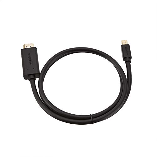 AmazonBasics - Cable adaptador Mini DisplayPort a HDMI (0,9 m)