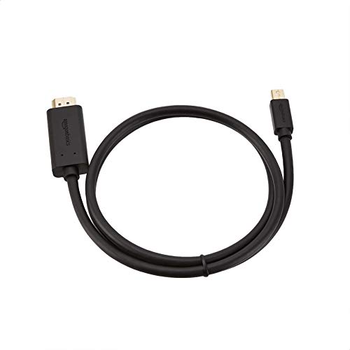 AmazonBasics - Cable adaptador Mini DisplayPort a HDMI (0,9 m) AmazonBasics - Cable adaptador Mini DisplayPort a HDMI (0,9 m)