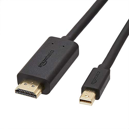 AmazonBasics - Cable adaptador Mini DisplayPort a HDMI (0,9 m) AmazonBasics - Cable adaptador Mini DisplayPort a HDMI (0,9 m)