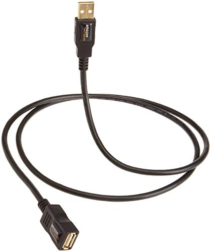 AmazonBasics - Cable alargador USB 2.0 tipo A (3 m)