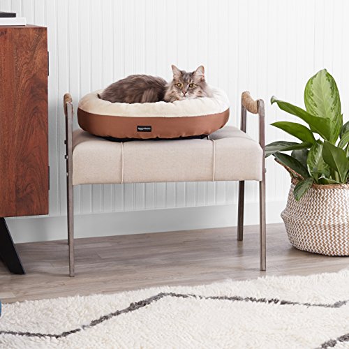 AmazonBasics – Cama redonda para mascotas