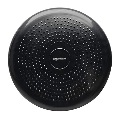 AmazonBasics - Cojín de disco de estabilidad y equilibrio, negro AmazonBasics - Cojín de disco de estabilidad y equilibrio, negro