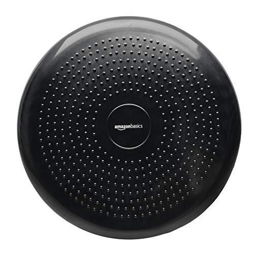 AmazonBasics - Cojín de disco de estabilidad y equilibrio, negro