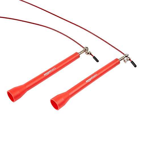 AmazonBasics - Comba de plástico prémium, color rojo AmazonBasics - Comba de plástico prémium, color rojo