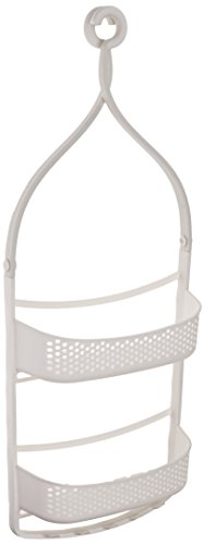 AmazonBasics - Estante de ducha con brazos ajustables, Blanco