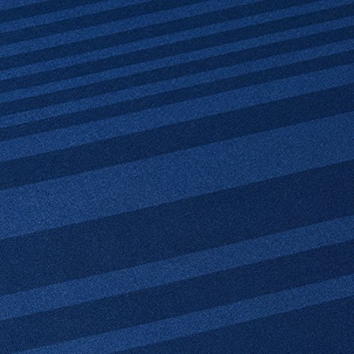 AmazonBasics - Juego de funda nórdica de microfibra ligera de microfibra, 135 x 200 cm, Azul real raya (Royal Blue Calvin Stripe)