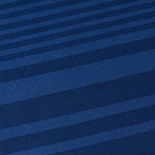 AmazonBasics - Juego de funda nórdica de microfibra ligera de microfibra, 135 x 200 cm, Azul real raya (Royal Blue Calvin Stripe)