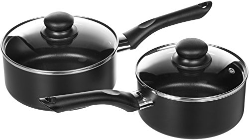 AmazonBasics - Juego de utensilios de cocina antiadherentes, 15 piezas