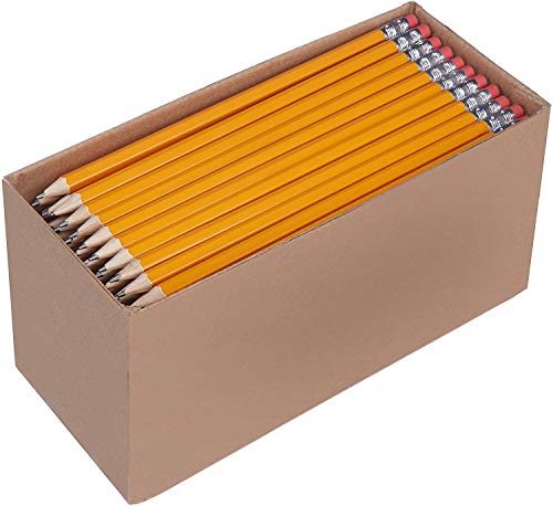 AmazonBasics - Lápices n.º 2 HB de madera, afilados, Pack de 150