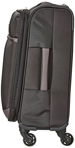 AmazonBasics - Maleta blanda con ruedas giratorias, 54 cm, para equipaje de mano, Negro AmazonBasics - Maleta blanda con ruedas giratorias, 54 cm, para equipaje de mano, Negro