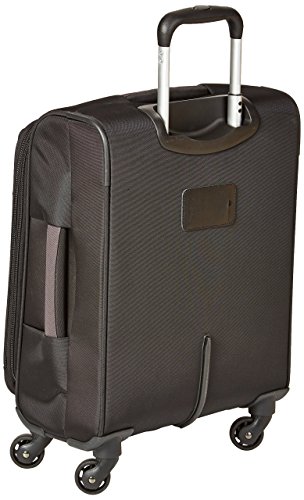 AmazonBasics - Maleta blanda con ruedas giratorias, 54 cm, para equipaje de mano, Negro