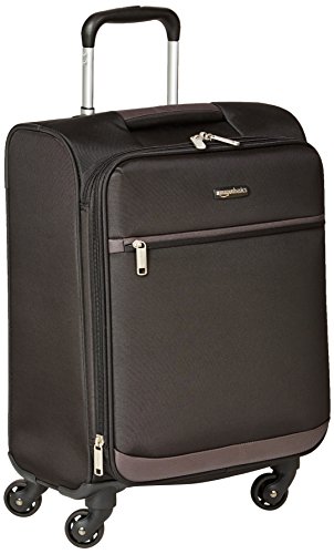 AmazonBasics - Maleta blanda con ruedas giratorias, 54 cm, para equipaje de mano, Negro AmazonBasics - Maleta blanda con ruedas giratorias, 54 cm, para equipaje de mano, Negro