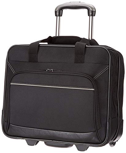 AmazonBasics - Maletín para portátil con ruedas de rápido movimiento y bolsillo delantero accesible, compatible con portátiles de hasta 16 pulgadas (40 cm) AmazonBasics - Maletín para portátil con ruedas de rápido movimiento y bolsillo delantero accesible, compatible con portátiles de hasta 16 pulgadas (40 cm)