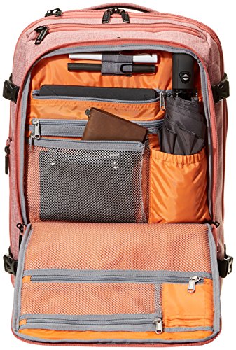 AmazonBasics - Mochila compacta de viaje, Rojo, para viajes de fin de semana AmazonBasics - Mochila compacta de viaje, Rojo, para viajes de fin de semana