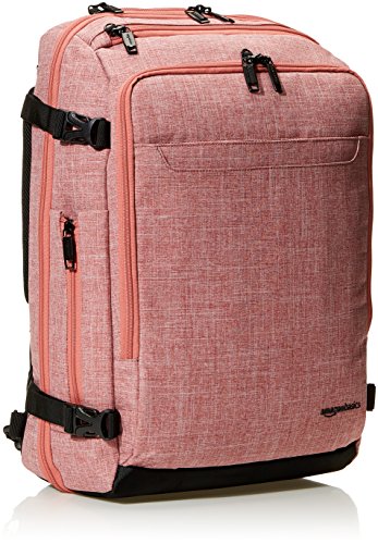 AmazonBasics - Mochila compacta de viaje, Rojo, para viajes de fin de semana AmazonBasics - Mochila compacta de viaje, Rojo, para viajes de fin de semana