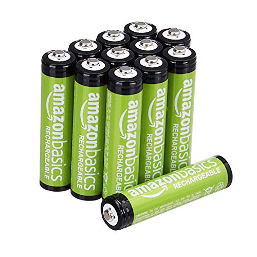 AmazonBasics - Pilas AAA recargables, precargadas, paquete de 12 (el aspecto puede variar) AmazonBasics - Pilas AAA recargables, precargadas, paquete de 12 (el aspecto puede variar)
