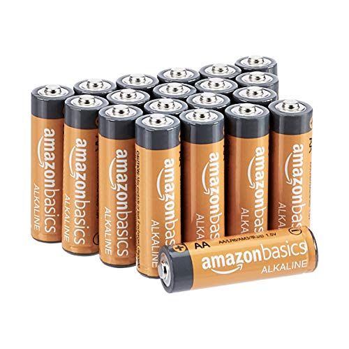 AmazonBasics - Pilas alcalinas AA de 1,5 voltios, gama Performance, paquete de 20 (el aspecto puede variar)