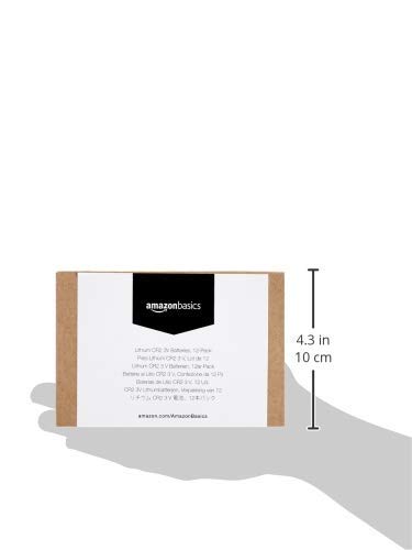 AmazonBasics - Pilas de litio CR2 de 3 V, Pack de 12 AmazonBasics - Pilas de litio CR2 de 3 V, Pack de 12
