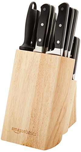 AmazonBasics Premium - Juego de cuchillos de cocina y soporte (18 piezas) AmazonBasics Premium - Juego de cuchillos de cocina y soporte (18 piezas)
