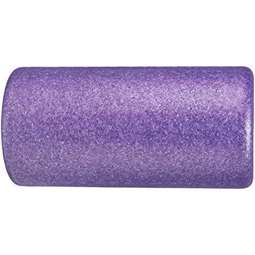 AmazonBasics - Rodillo redondo de ejercicio/terapia, de espuma de alta densidad, 30,48 cm, morado AmazonBasics - Rodillo redondo de ejercicio/terapia, de espuma de alta densidad, 30,48 cm, morado