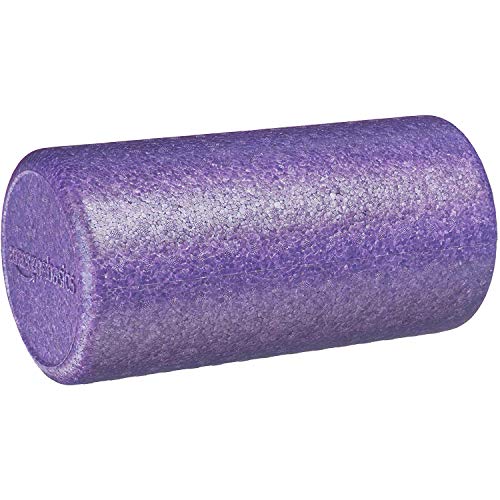 AmazonBasics - Rodillo redondo de ejercicio/terapia, de espuma de alta densidad, 30,48 cm, morado AmazonBasics - Rodillo redondo de ejercicio/terapia, de espuma de alta densidad, 30,48 cm, morado