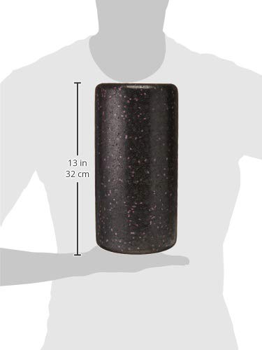 AmazonBasics - Rodillo redondo de ejercicio/terapia, de espuma de alta densidad, 30,48 cm, morado moteado