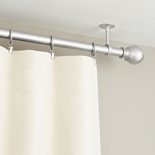 AmazonBasics - Set de 2 soportes ajustables de techo - Níquel AmazonBasics - Set de 2 soportes ajustables de techo - Níquel