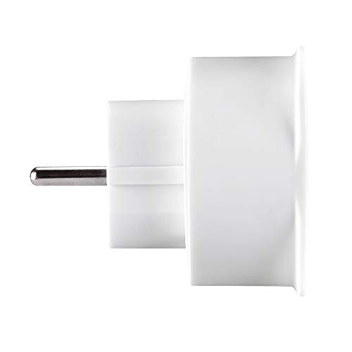AmazonBasics Set of Two UK to Europe Travel Adaptors, White AmazonBasics Set of Two UK to Europe Travel Adaptors, White