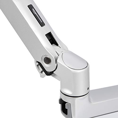 AmazonBasics Soporte prémium de pared para monitor o TV con brazo elevador, aluminio, plateado AmazonBasics Soporte prémium de pared para monitor o TV con brazo elevador, aluminio, plateado