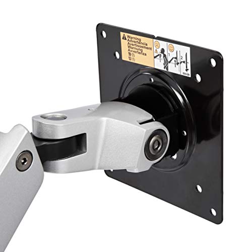 AmazonBasics Soporte prémium de pared para monitor o TV con brazo elevador, aluminio, plateado AmazonBasics Soporte prémium de pared para monitor o TV con brazo elevador, aluminio, plateado