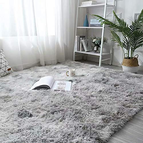 AMCER Alfombras de habitacion 170x260cm, Alfombra de Yoga Suave, Súper Grueso Duradero, para niños Dormitorio Decoración para el hogar Alfombras de - Gris AMCER Alfombras de habitacion 170x260cm, Alfombra de Yoga Suave, Súper Grueso Duradero, para niños Dormitorio Decoración para el hogar Alfombras de - Gris