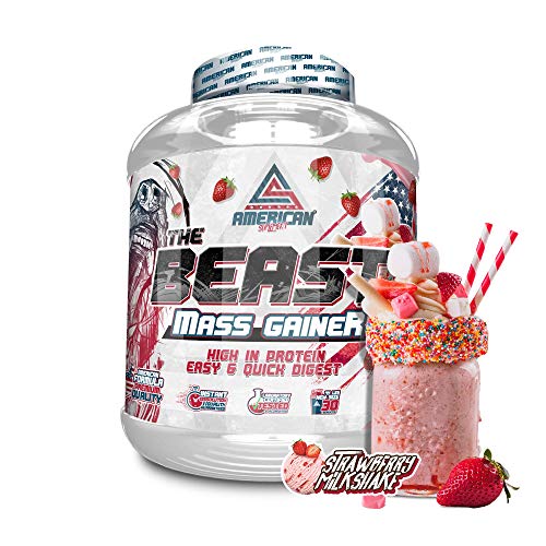 American Suplement, THE BEAST MASS GAINER, carbohidrato, subidor de peso 2kg (FRESA) American Suplement, THE BEAST MASS GAINER, carbohidrato, subidor de peso 2kg (FRESA)