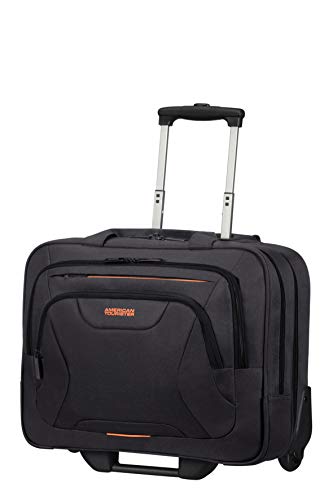 American Tourister At Work - Maletín para portátil, Negro (Black/Orange) American Tourister At Work - Maletín para portátil, Negro (Black/Orange)
